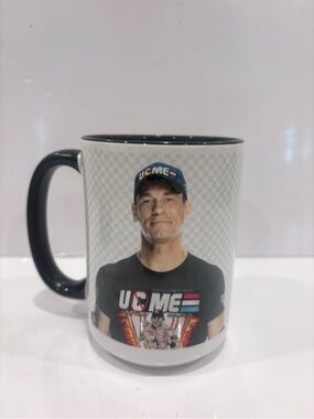 John Cena U C Me Graphic Mug - Black & White- new condition - retired